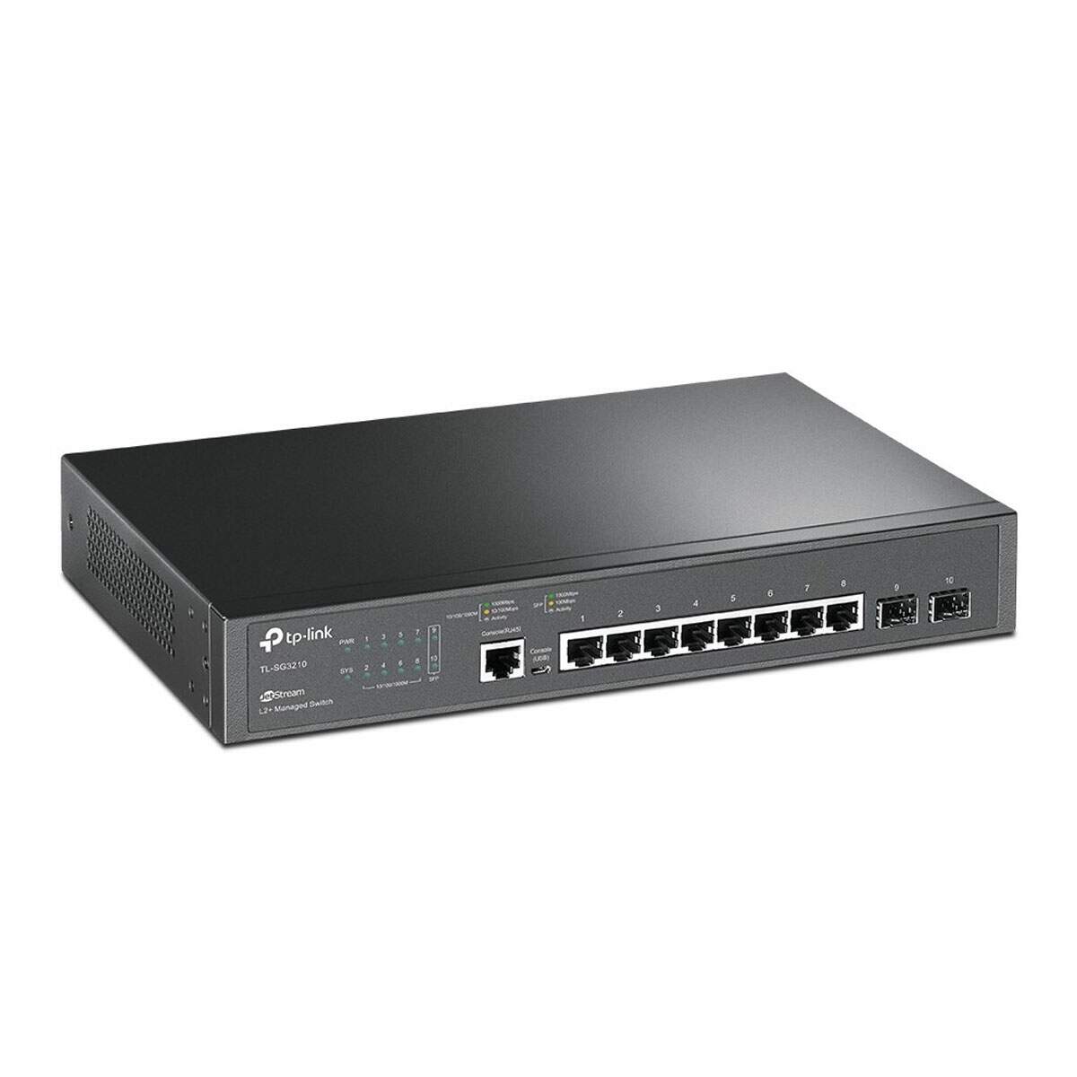 Switch Gerenciavel Gigabit L2+ 8 Portas C/ 2 Slots Sfp Jetstream